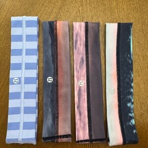 lululemon athletica multicolor headband 4 pack